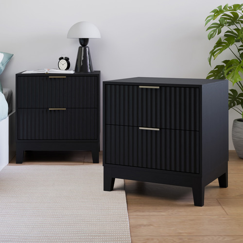 Decoris-2-Drawer-Ribbed-Bedside-Tables