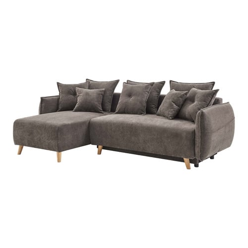 Thomas 3 Seater Upholstered Storage Sofa Bed with Chaise