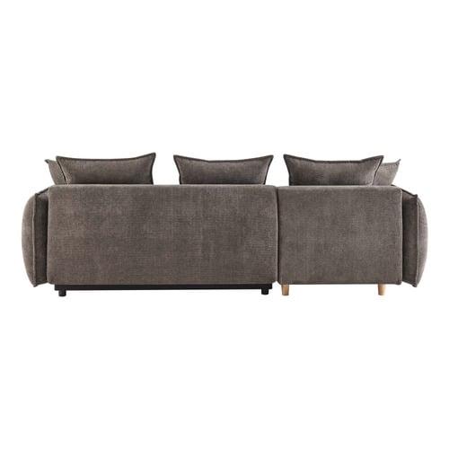 Thomas 3 Seater Upholstered Storage Sofa Bed with Chaise