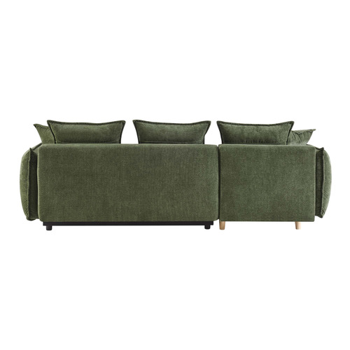 Thomas 3 Seater Upholstered Storage Sofa Bed with Chaise
