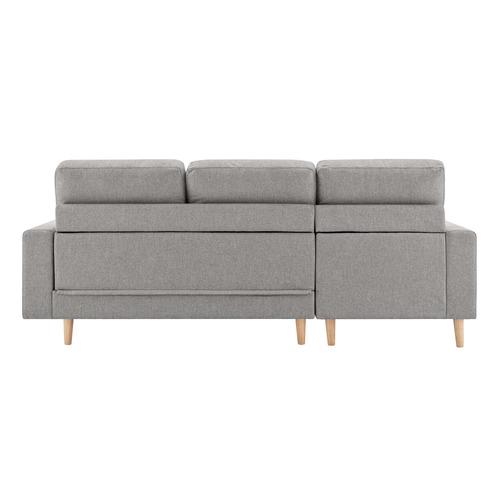Curtis 3 Seater Upholstered Storage Sofa Bed with Chaise