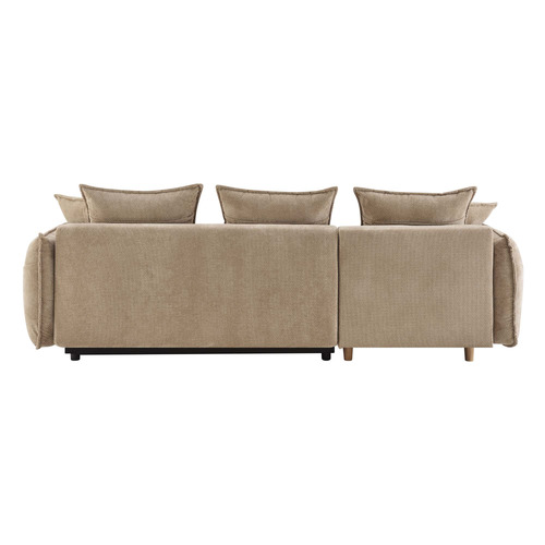 Thomas 3 Seater Upholstered Storage Sofa Bed with Chaise