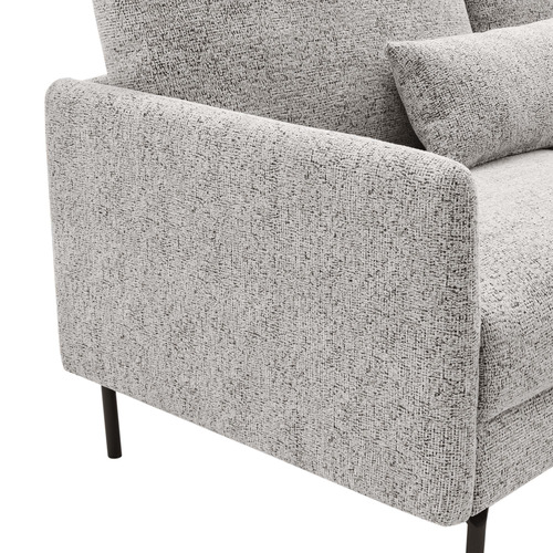 Alaba 3 Seater Upholstered Sofa with Chaise
