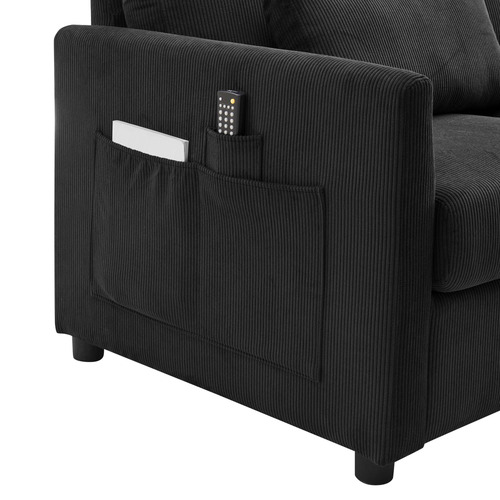 Saule 3 Seater Upholstered Storage Sofa