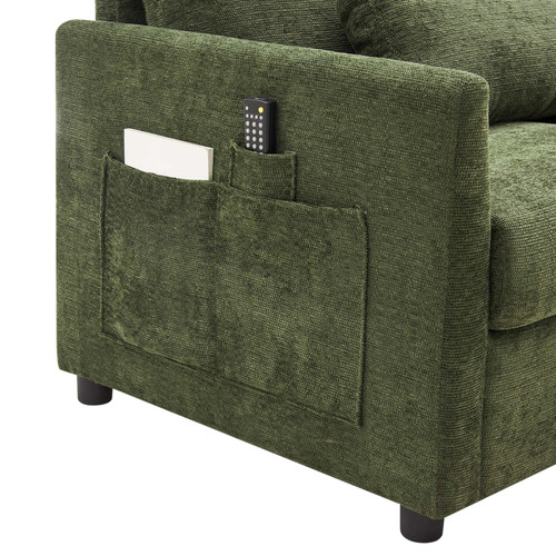 Saule 3 Seater Upholstered Storage Sofa
