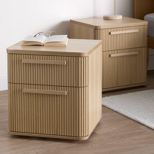 Caleigh 2 Drawer Bedside Table
