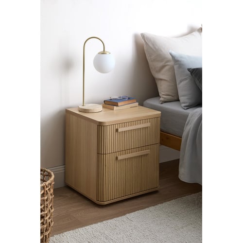 Caleigh 2 Drawer Bedside Table