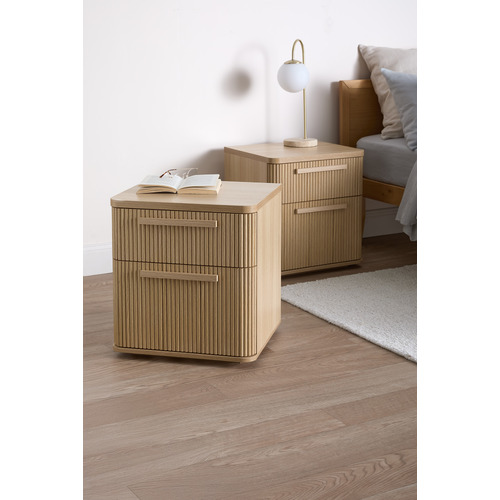 Caleigh 2 Drawer Bedside Table