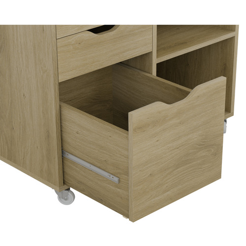 Reuben 3 Drawer 2 Shelve Filing Cabinet