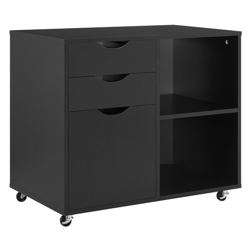 Reuben 3 Drawer 2 Shelve Filing Cabinet