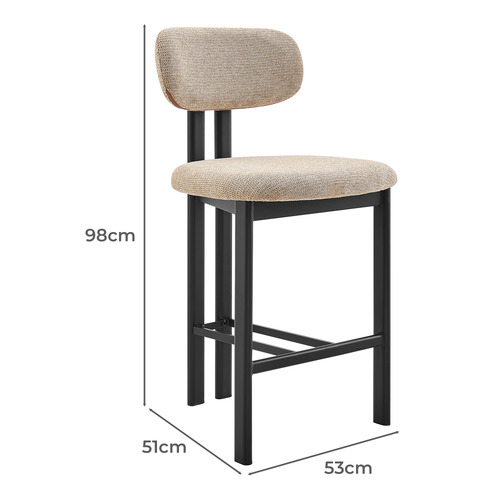 66cm Landree Upholstered Bar Stools