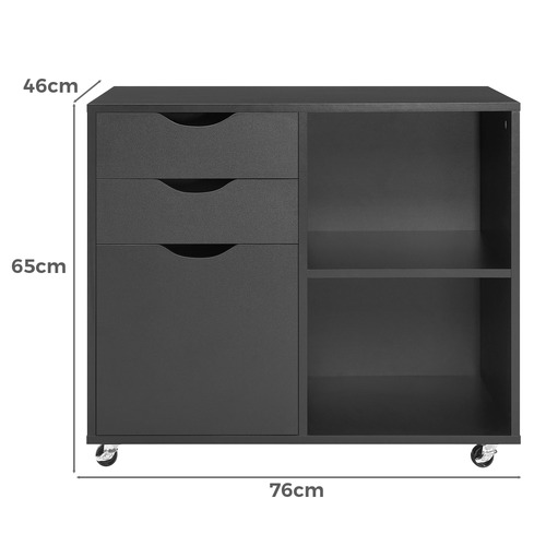 Leola 3 Drawer Filing Cabinet