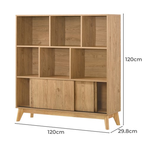 Anderson 6 Shelf Multi-Functional Display Cabinet