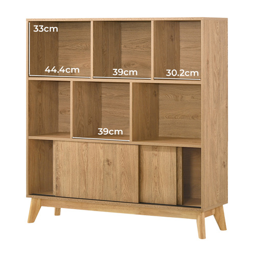 Anderson 6 Shelf Multi-Functional Display Cabinet