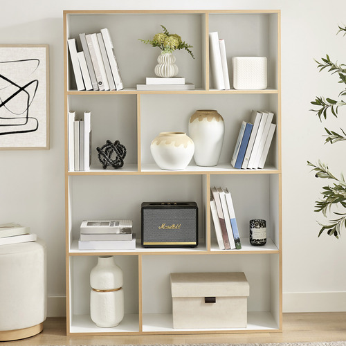 Preston 8 Shelf Bookcase