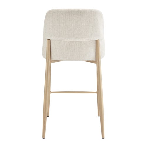 Beige Elara Upholstered Bar Stools