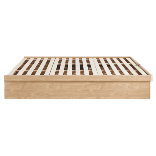 Natural Merlin Gas Lift Storage Bed Frame