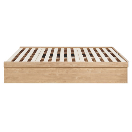 Natural Merlin Gas Lift Storage Bed Frame