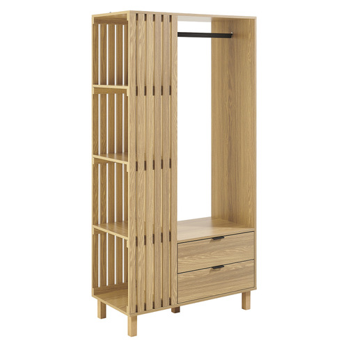 Anela 2 Drawer 3 Shelf Wardrobe