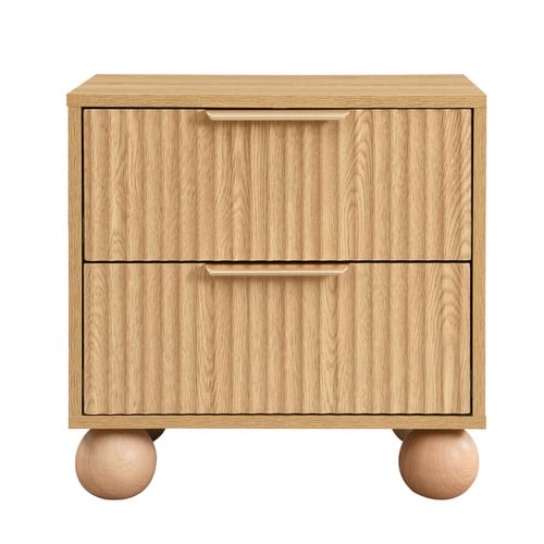 Leanne 2 Drawer Bedside Table