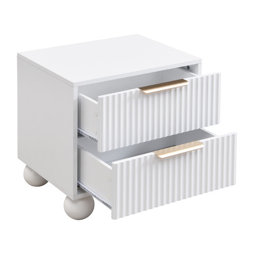 Leanne 2 Drawer Bedside Table