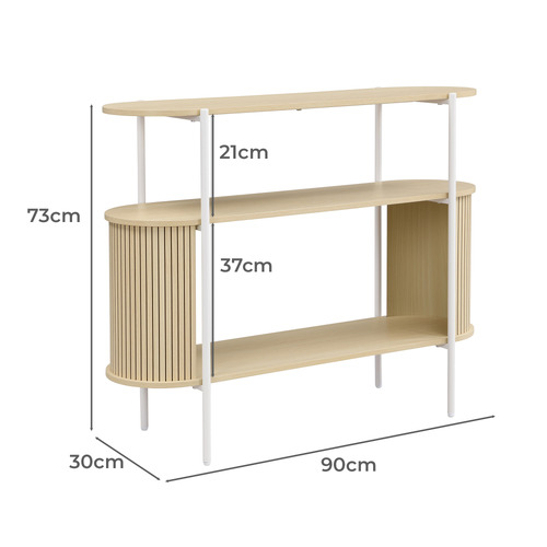 Jenny 3 Tier Console Table