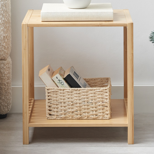 Mirella Bamboo Wood Side Table
