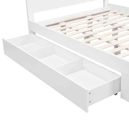 Eira Bed Frame with Pull Out Drawers