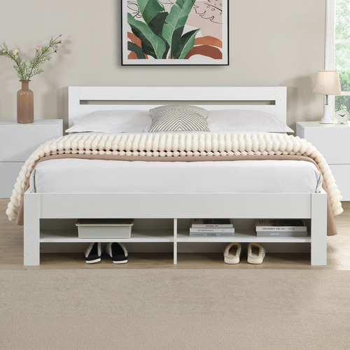 Eira Bed Frame with Pull Out Drawers