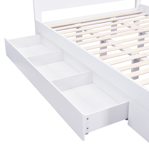 Eira Bed Frame with Pull Out Drawers