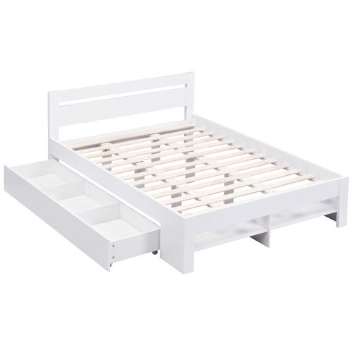 Eira Bed Frame with Pull Out Drawers