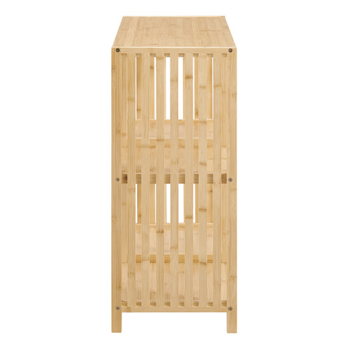 Mirella Bamboo Wood Shelving Unit