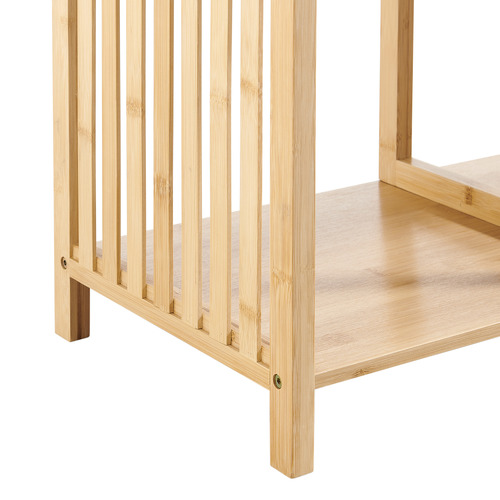Mirella Bamboo Wood Shelving Unit