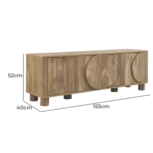 Euanne 4 Door Entertainment Unit