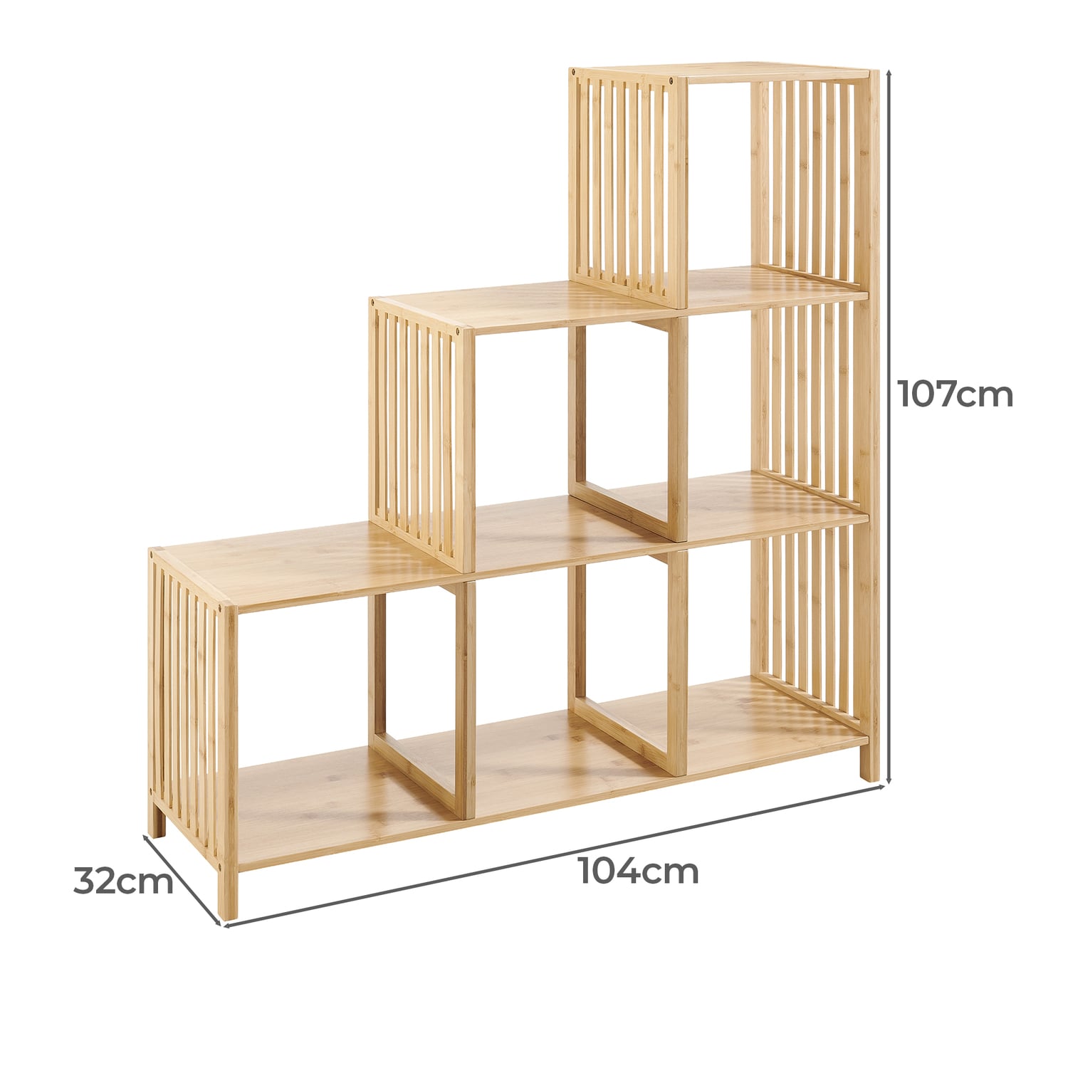 Mirella 6 Cube Shelving Unit