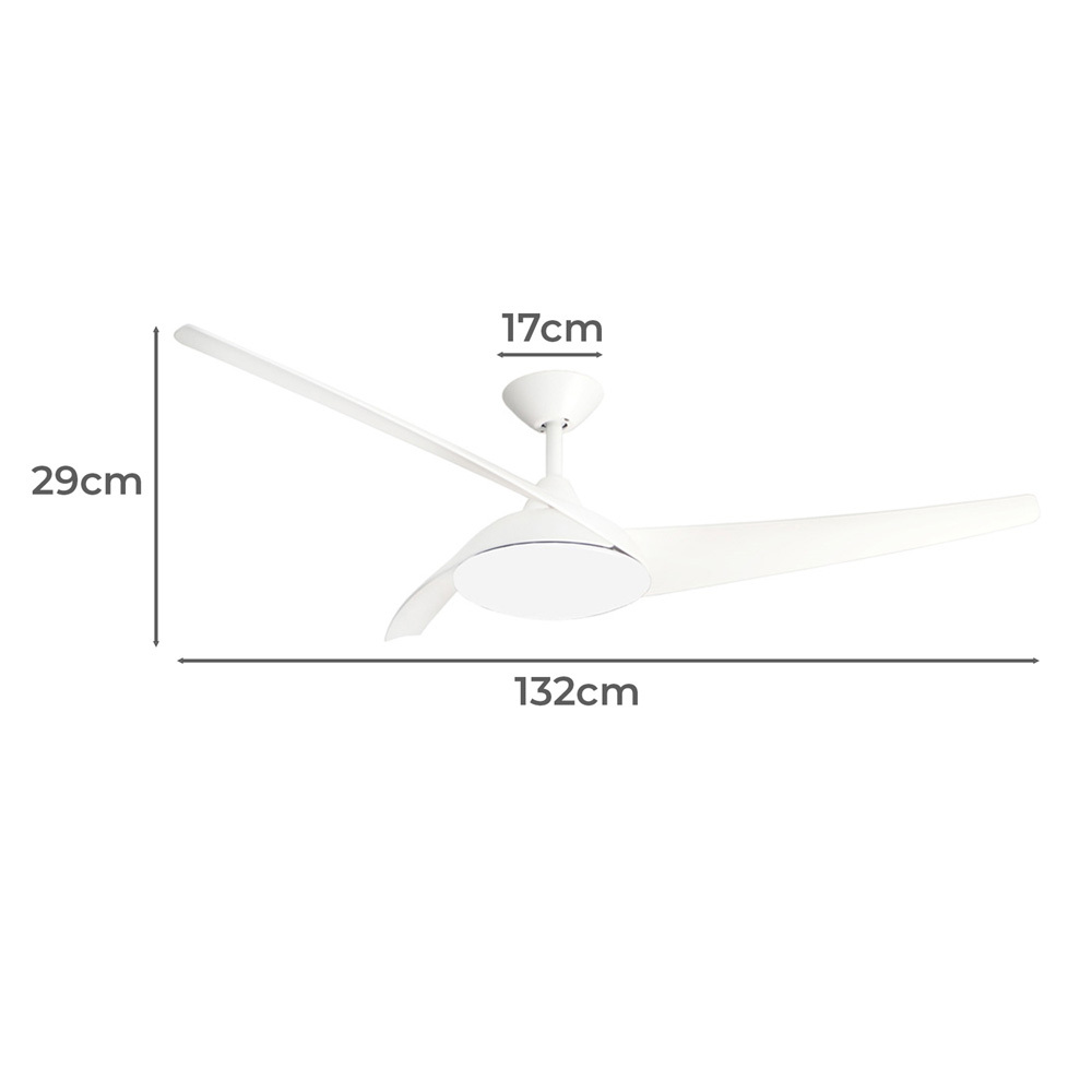 Kalina 132cm Smart Ceiling Fan with Remote Control