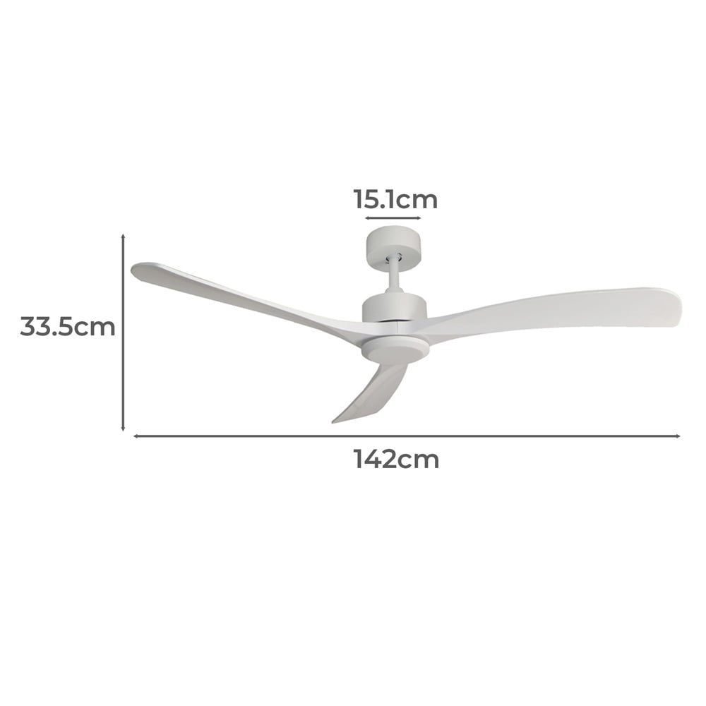 Murray 142cm Smart Ceiling Fan with Remote Control