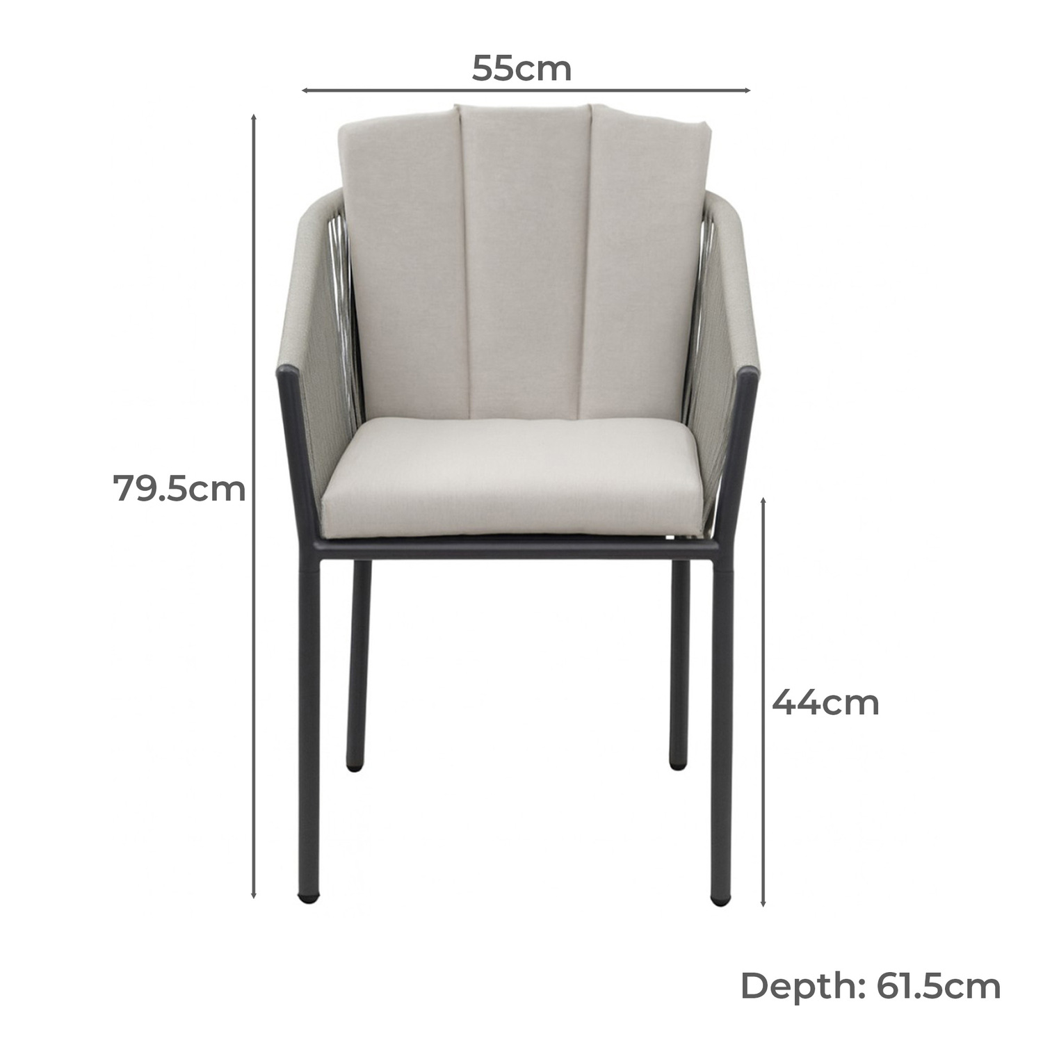 6 Seater Lunara Outdoor Dining Table & Chair Set