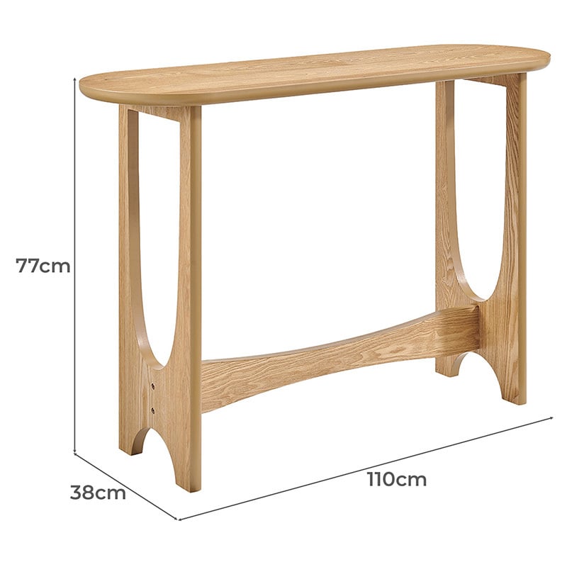 Claire Oval Console Table