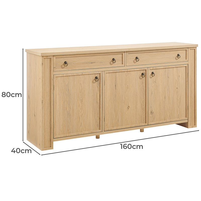 Berryl 3 Door 2 Drawer Buffet