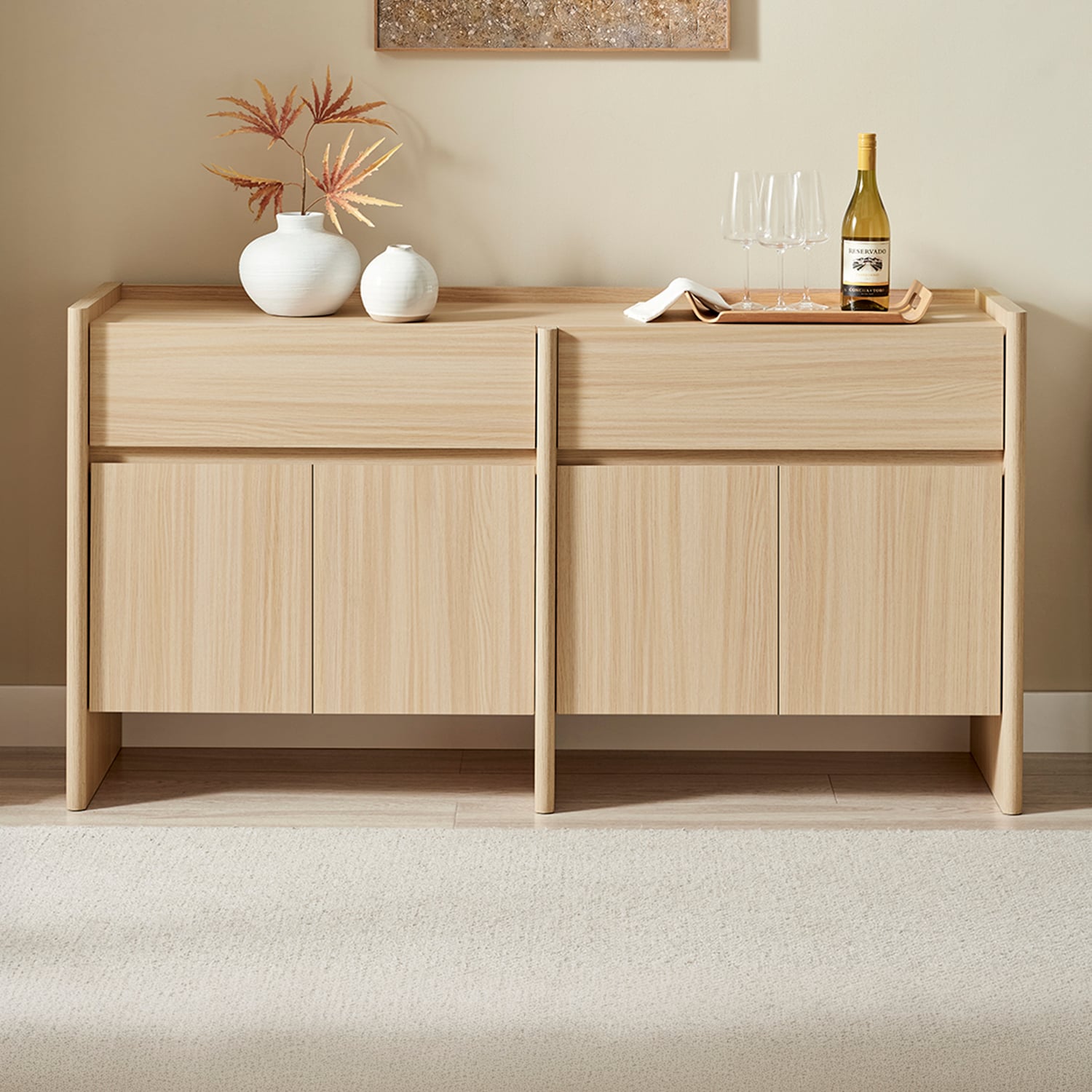 Kainoa 4 Door 2 Drawer Buffet