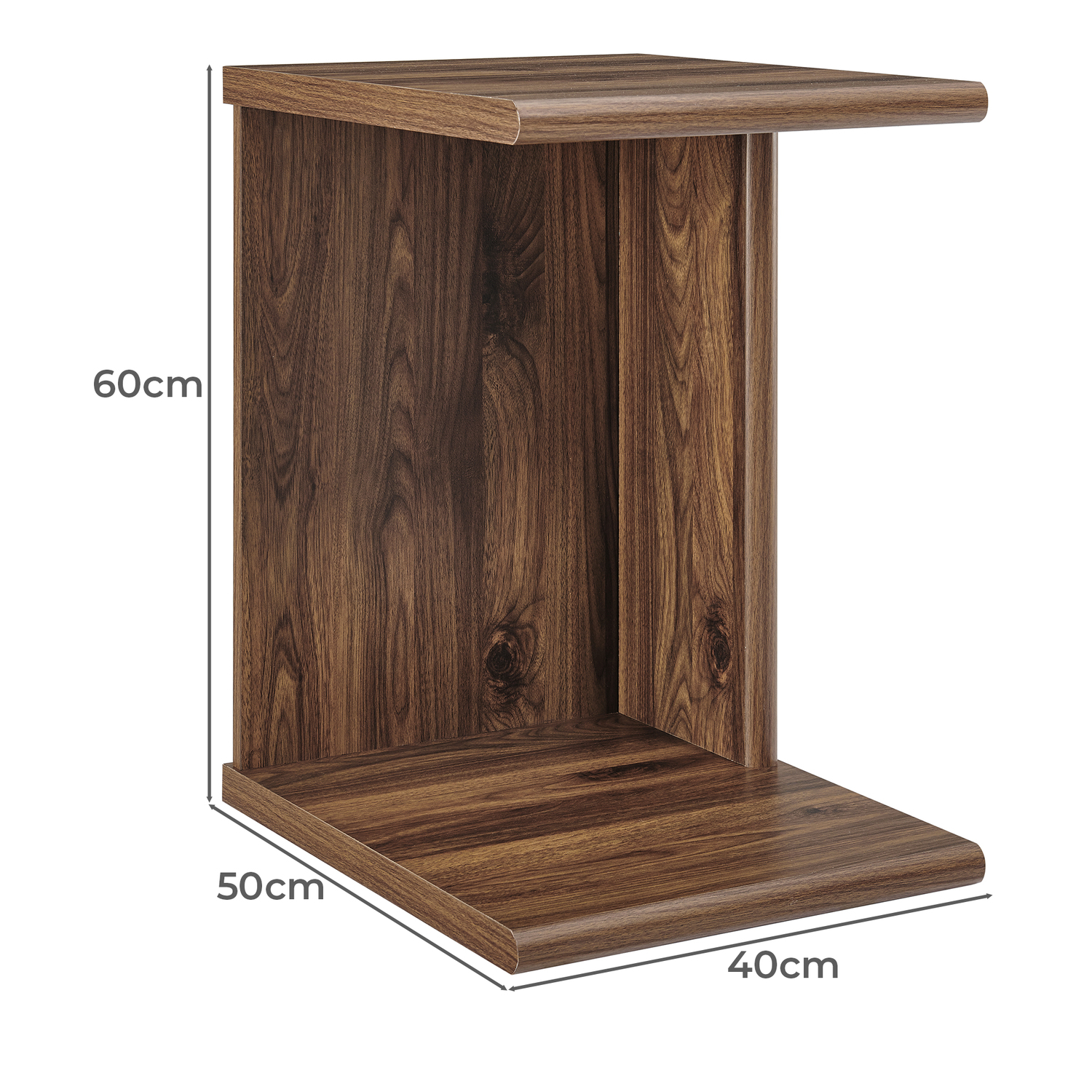 Kainoa C-Shaped Side Table