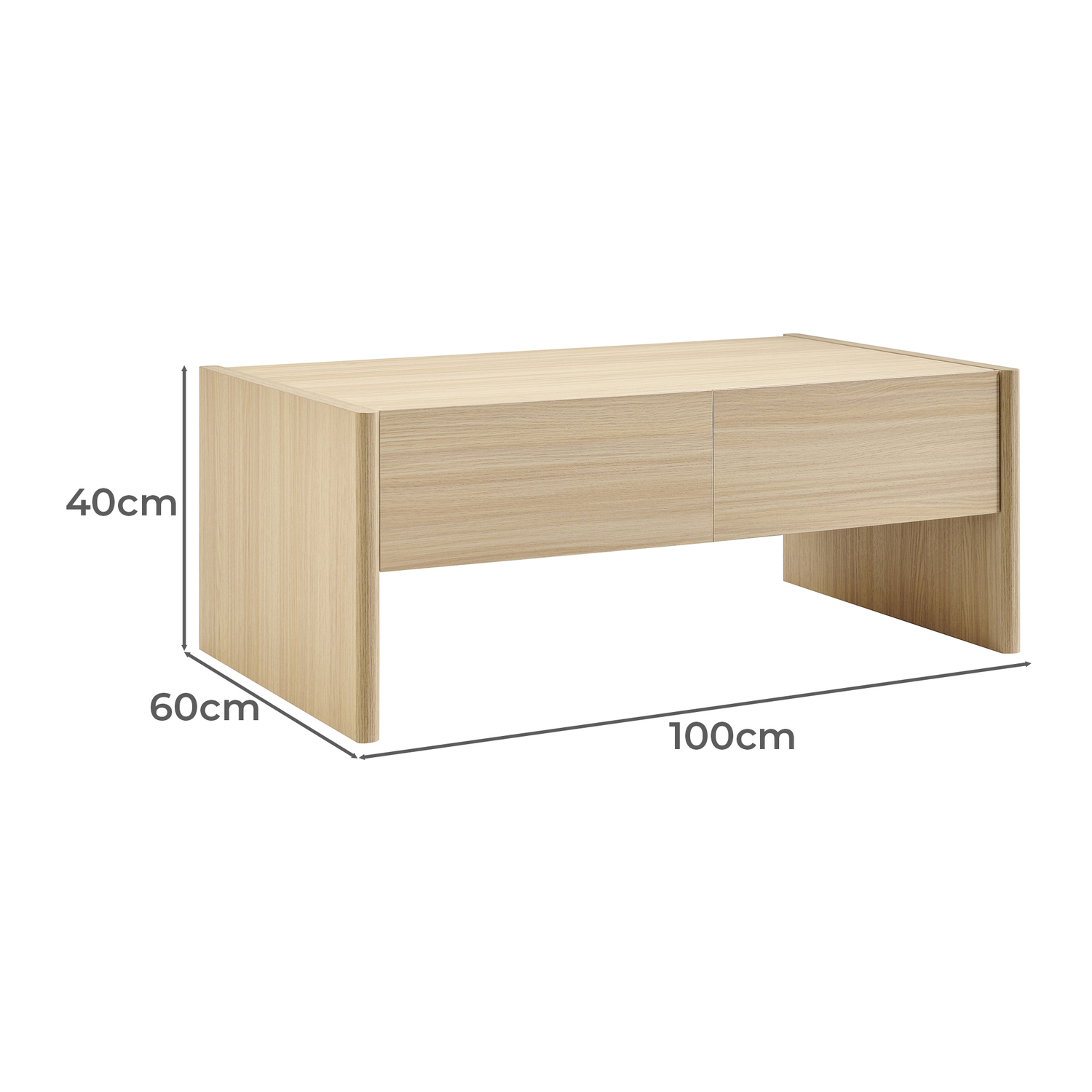 Kainoa 2 Drawer Coffee Table