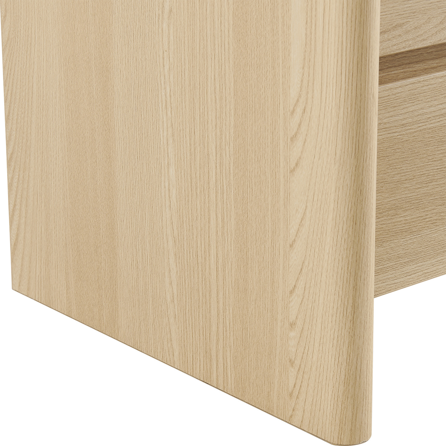 Natural Lenore 2 Drawer Bedside Table