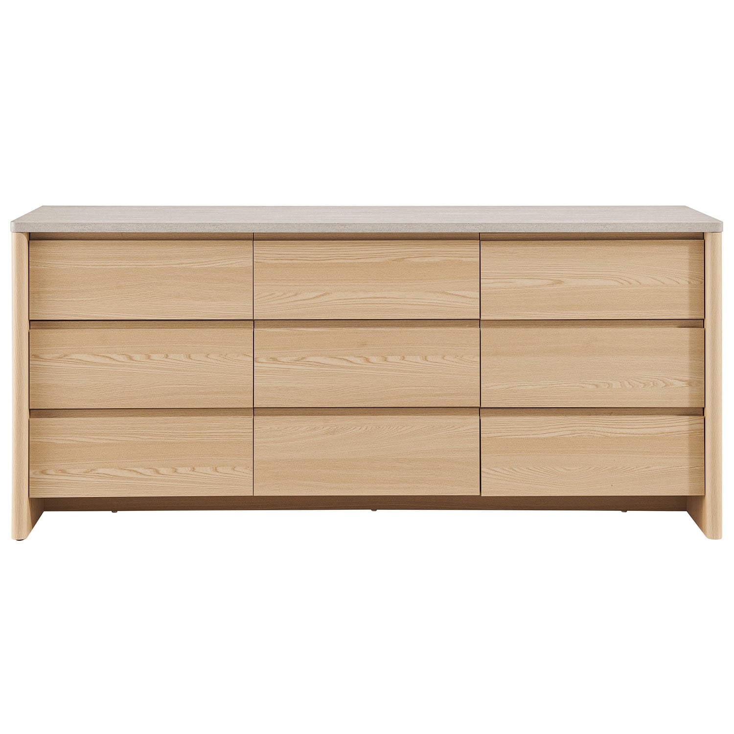 Natural Lenore 9 Drawer Chest