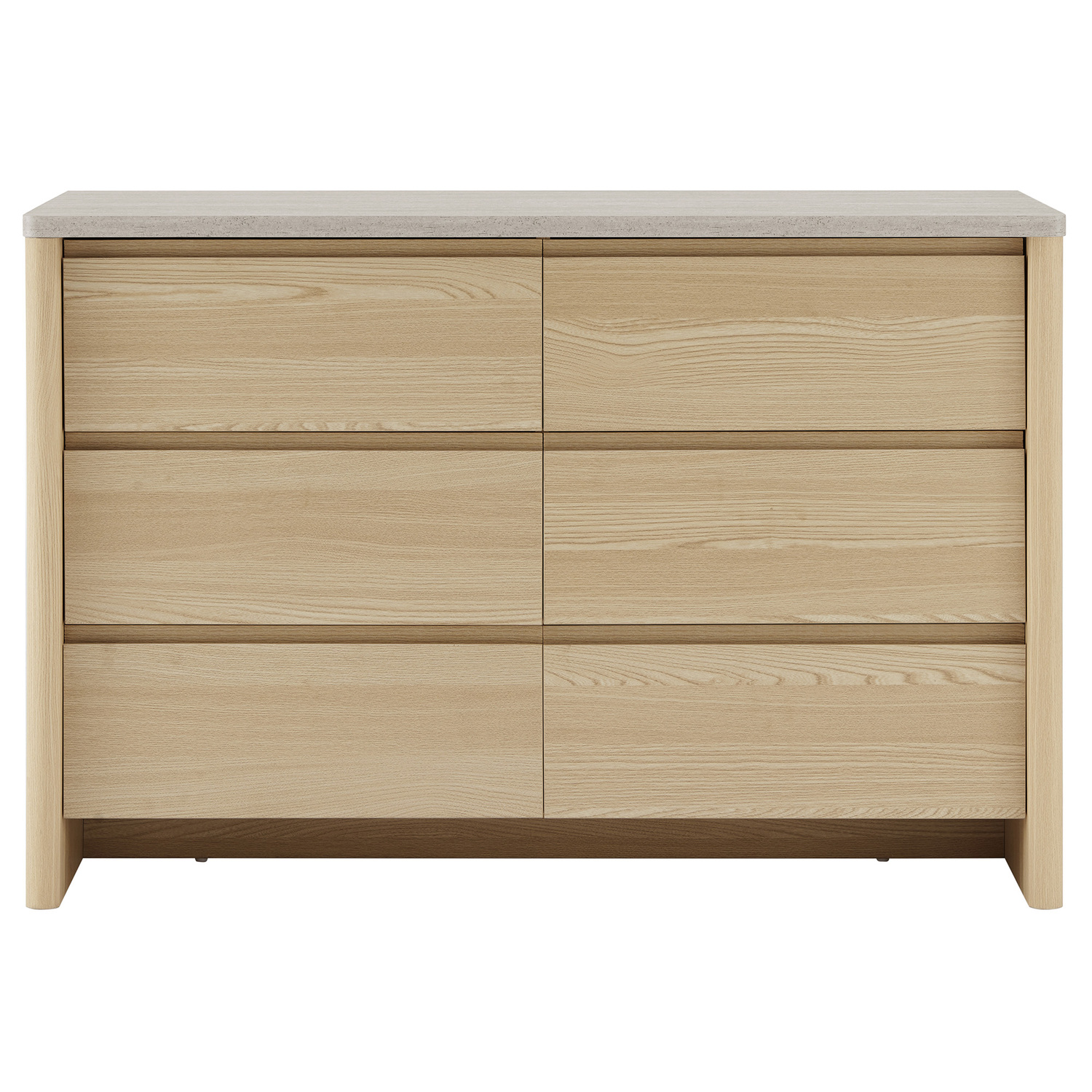 Natural Lenore 6 Drawer Chest