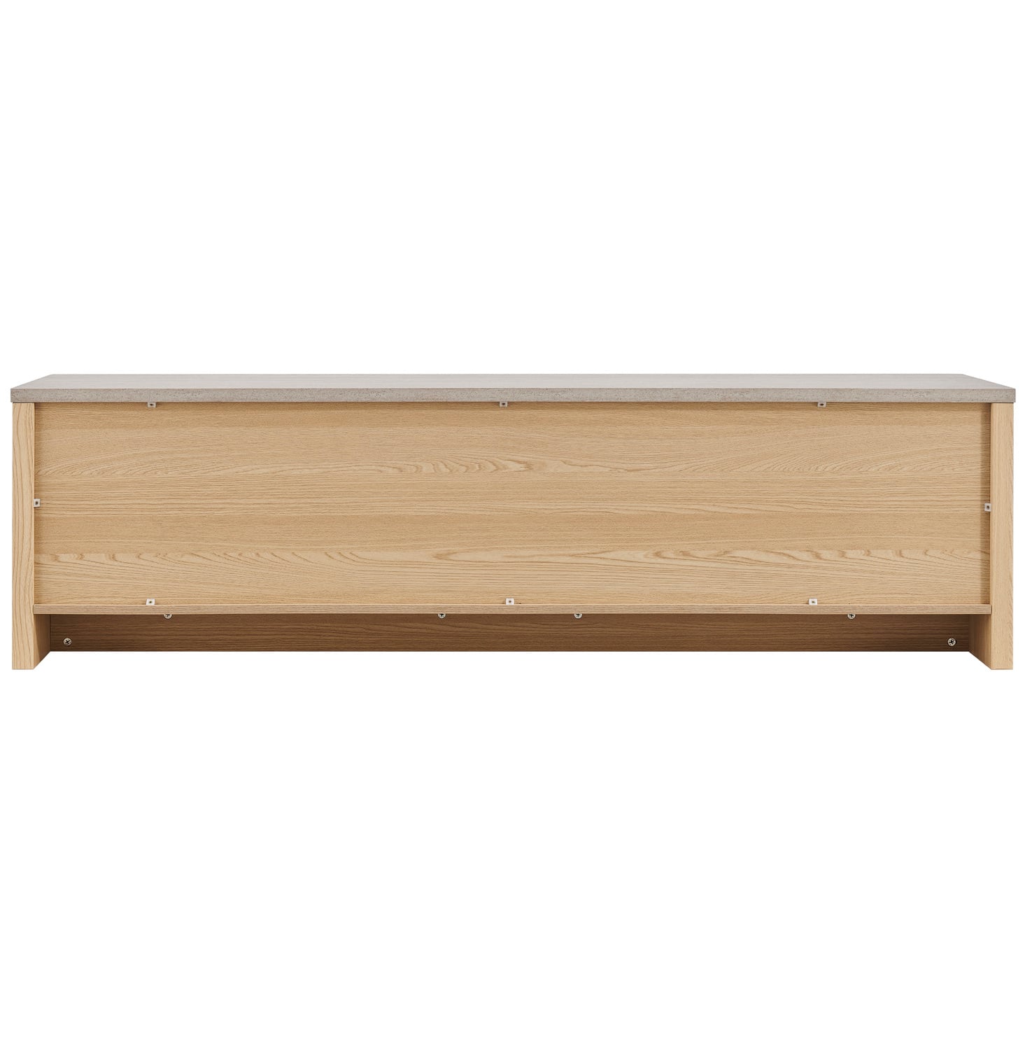 Natural Lenore 4 Door TV Unit
