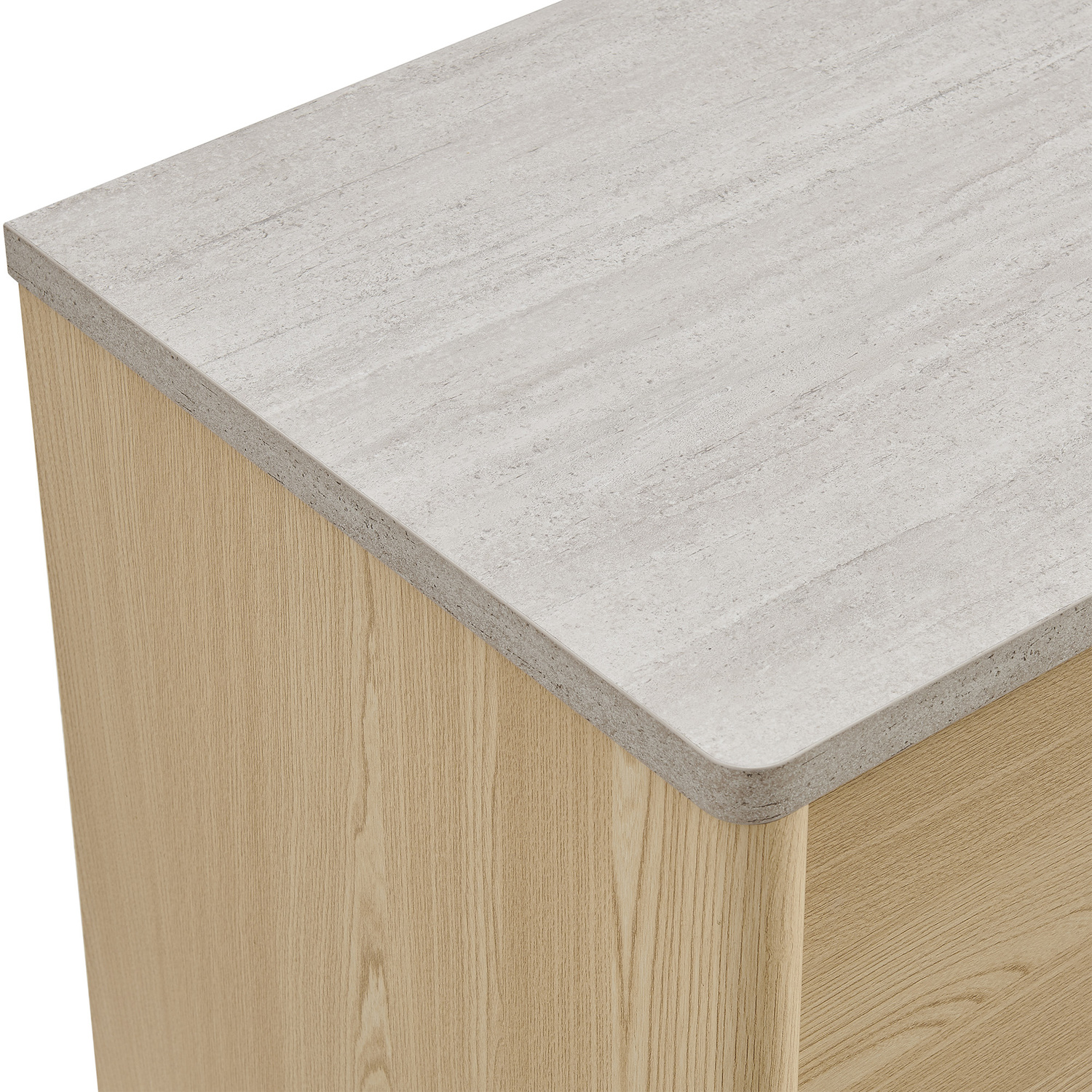 Natural Lenore 4 Door TV Unit