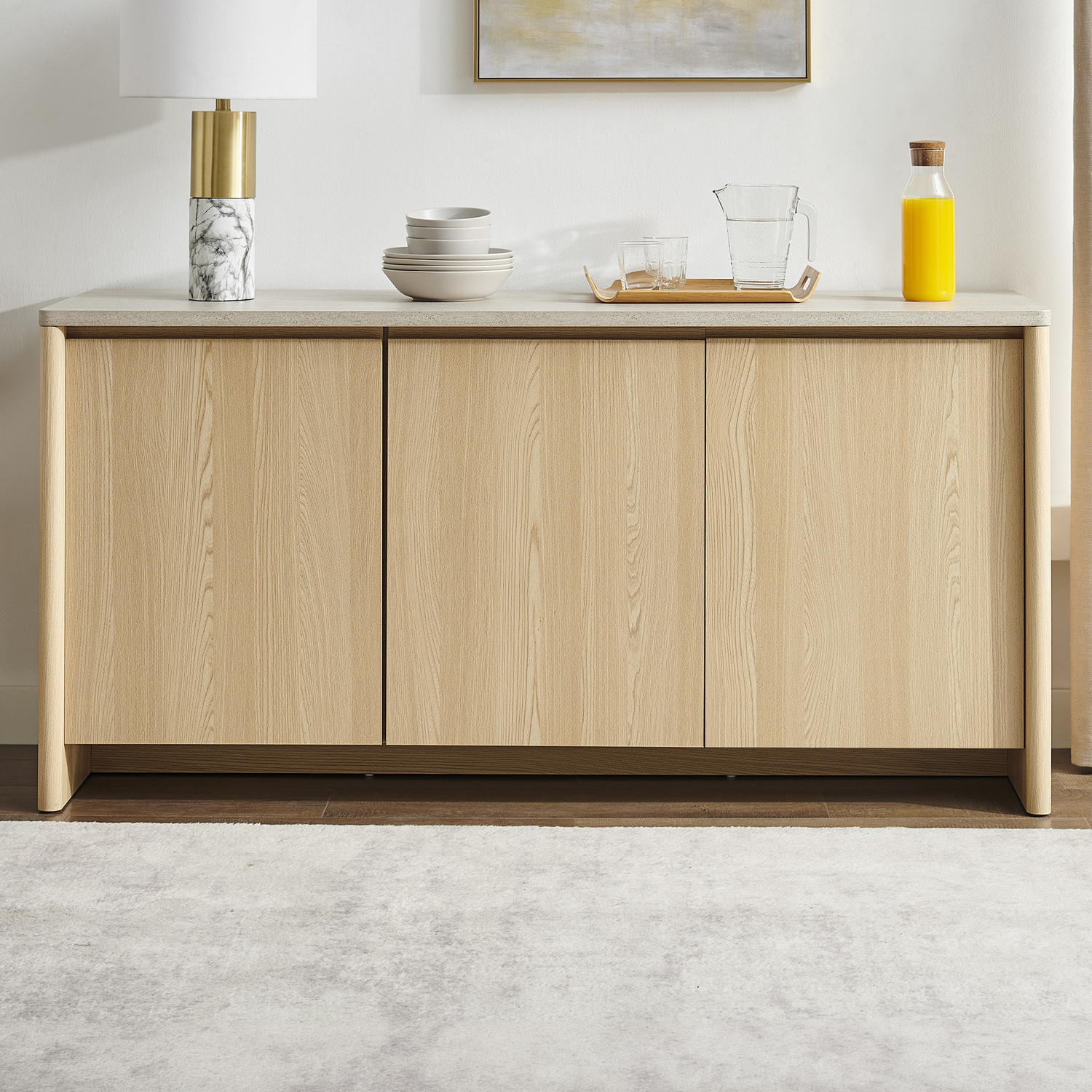Natural Lenore Sideboard