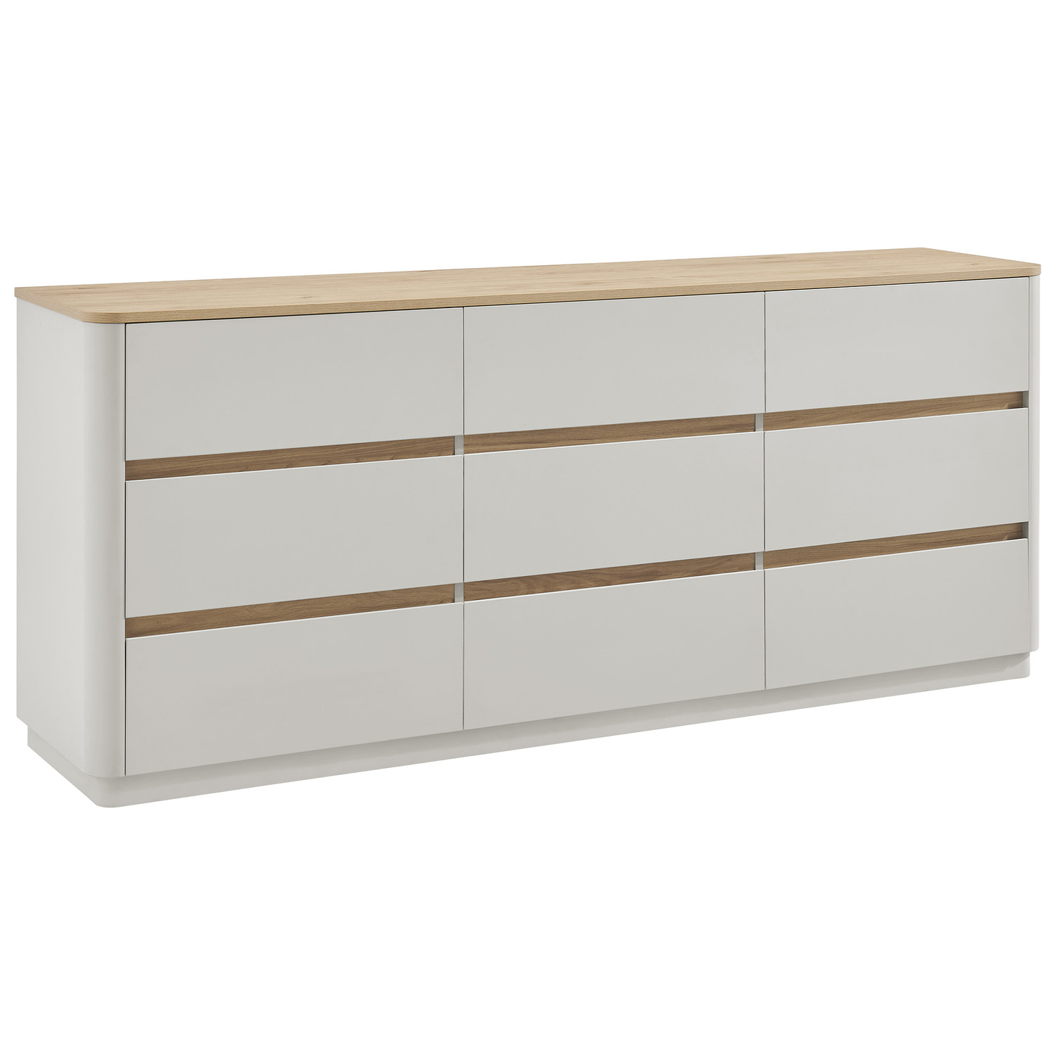 Grey Zosia 9 Drawer Chest
